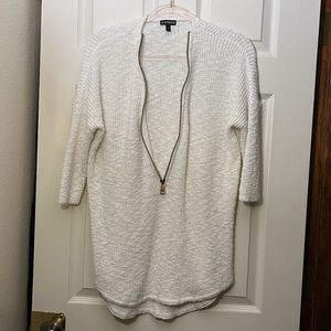 Express sweater says s/p more like a med or small large